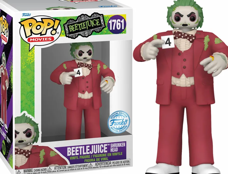 Standard Pop!>Beetlejuice - (Shrunken Head) Pop! Vinyl Figure