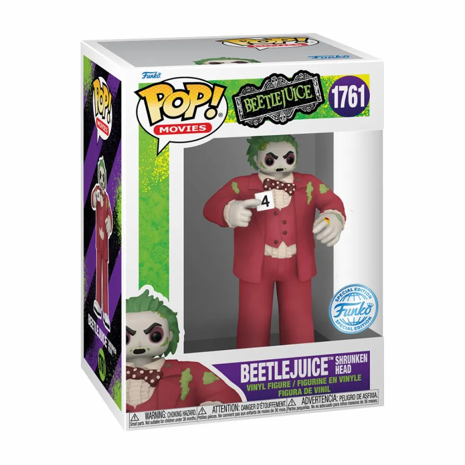 Standard Pop!>Beetlejuice - (Shrunken Head) Pop! Vinyl Figure