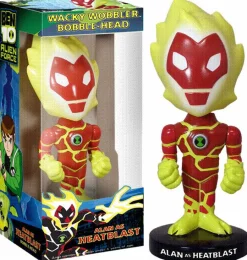 Bobble-Heads>Ben 10 - Alan as Heatblast Wacky Wobbler Bobble Head **Non-Mint Packaging**