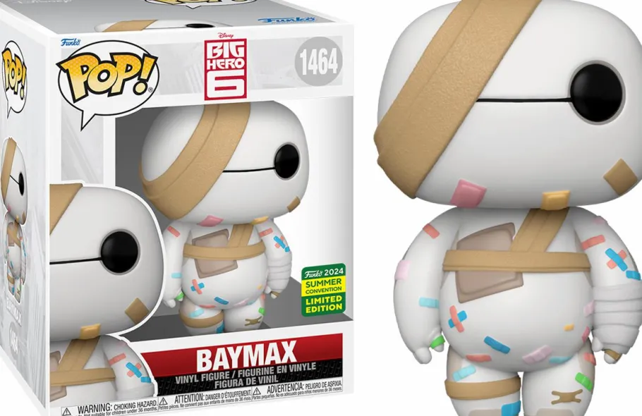 Standard Pop!>Big Hero Six Big Hero 6 - Baymax Super Sized 6" Pop! Vinyl Figure (2024 Summer Convention Exclusive) (Popcultcha Exclusive)