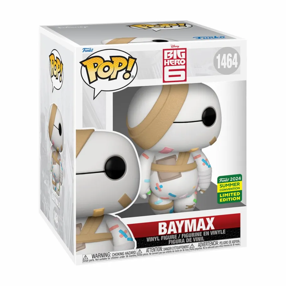 Standard Pop!>Big Hero Six Big Hero 6 - Baymax Super Sized 6" Pop! Vinyl Figure (2024 Summer Convention Exclusive) (Popcultcha Exclusive)