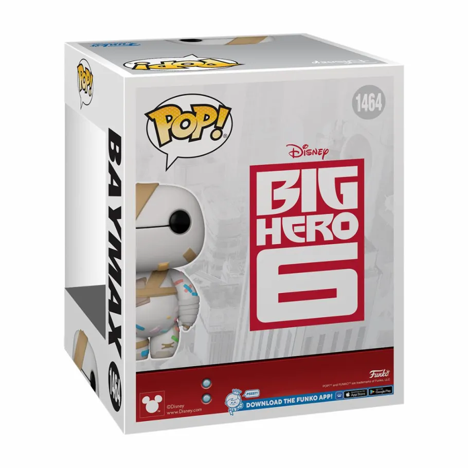 Standard Pop!>Big Hero Six Big Hero 6 - Baymax Super Sized 6" Pop! Vinyl Figure (2024 Summer Convention Exclusive) (Popcultcha Exclusive)