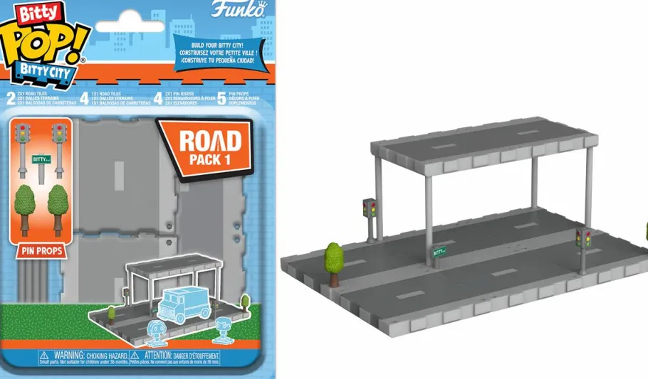 Pop! Home & Accessories>Funko Bitty City - Road Pack 1 Bitty Pop! Expansion Pack