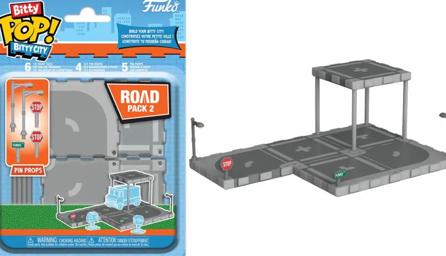 Pop! Home & Accessories>Funko Bitty City - Road Pack 2 Bitty Pop! Expansion Pack