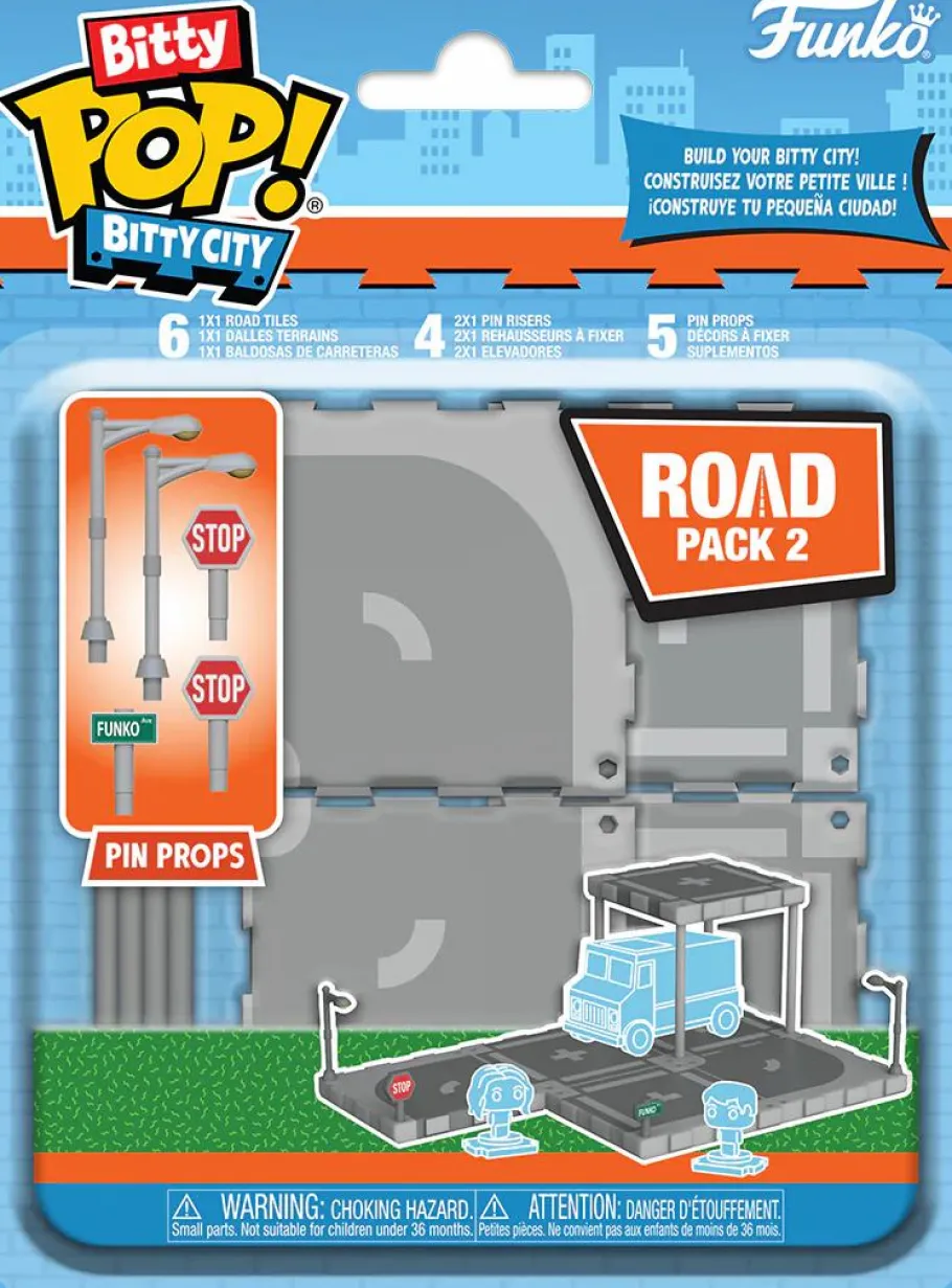 Pop! Home & Accessories>Funko Bitty City - Road Pack 2 Bitty Pop! Expansion Pack