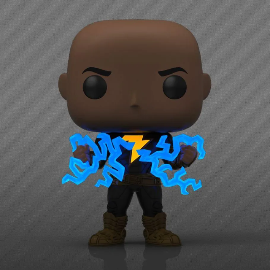 Pop! Chases, Vault, Limited Editions, Ppp Items>Black Adam (2022) - with Lightning Pop! Vinyl Figure in Acrylic Pop! Protector (Chase Variant)
