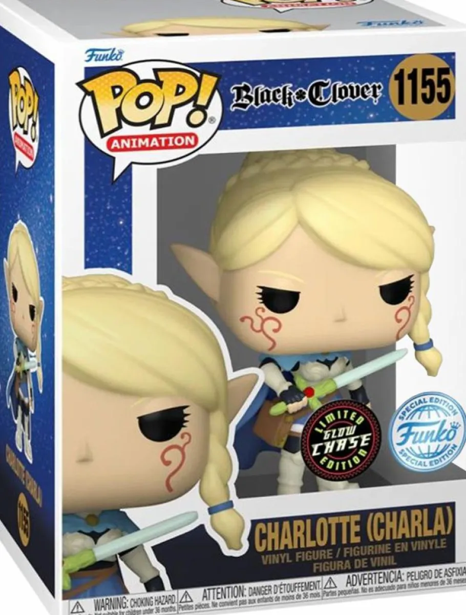 Pop! Chases, Vault, Limited Editions, Ppp Items>Black Clover - Charlotte Roselei Pop! Vinyl Figure in Acrylic Pop! Protector (Chase Variant)