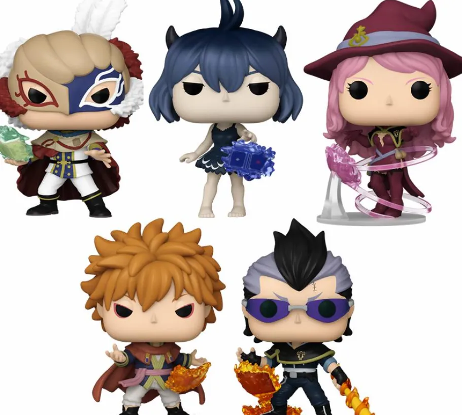 Pop! Bundles>Black Clover - Magic Knights Pop! Vinyl Bundle (Set of 5)