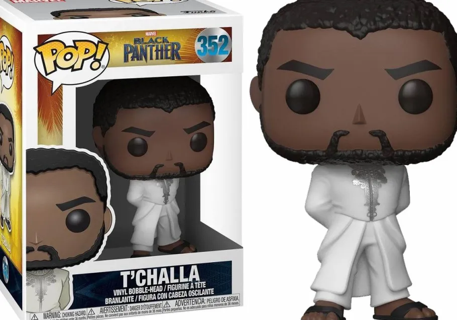 Standard Pop!>Black Panther (2018) - in White Robe Pop! Vinyl Figure