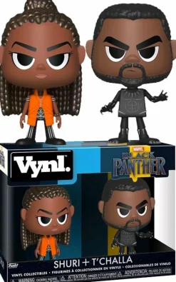 Designer Vinyl>Black Panther (2018) - & Shuri Vynl. Vinyl Figure 2-Pack