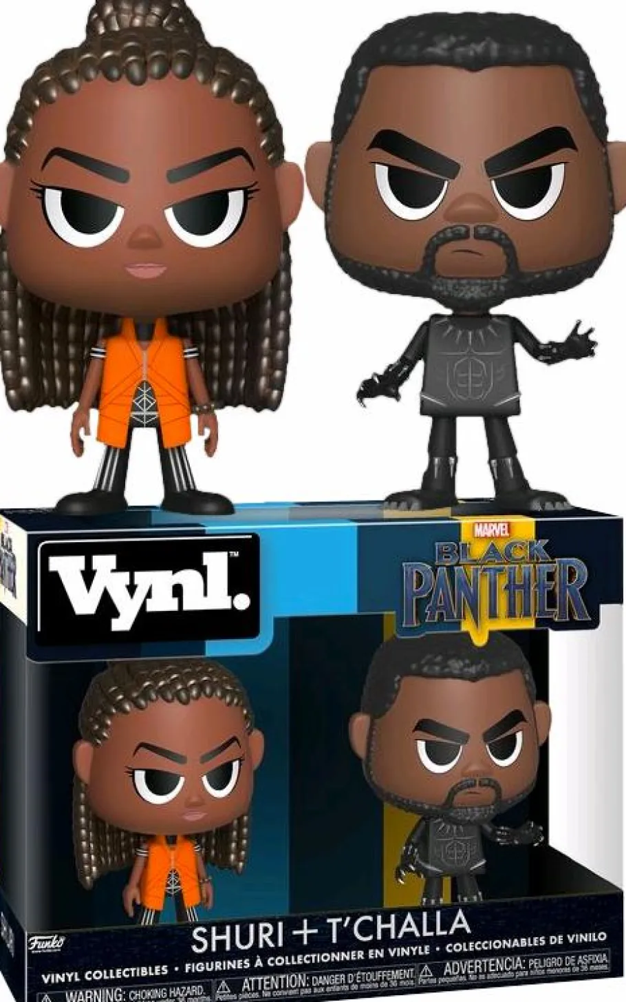 Designer Vinyl>Black Panther (2018) - & Shuri Vynl. Vinyl Figure 2-Pack
