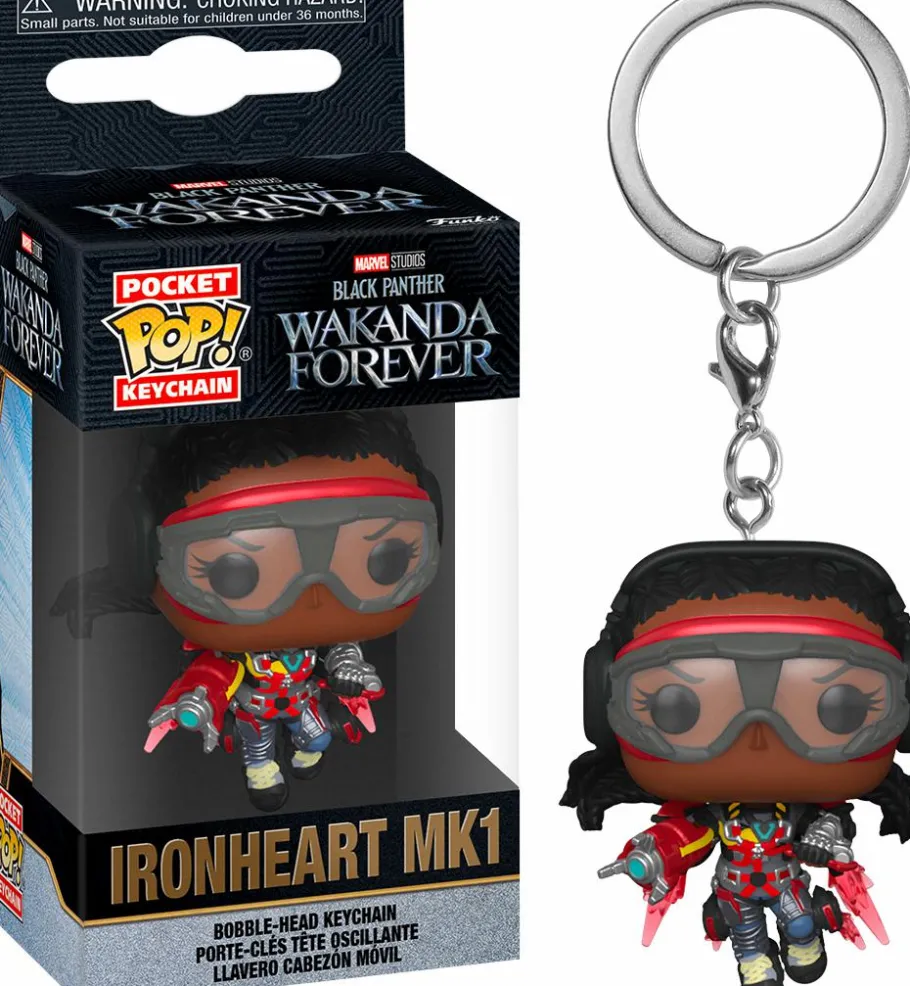Pop! Keychains>Black Panther 2: Wakanda Forever - Ironheart MK1 Pocket Pop! Vinyl Keychain