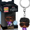 Pop! Keychains>Black Panther 2: Wakanda Forever - Shuri with Sunglasses Diamond Glitter Pocket Pop! Vinyl Keychain