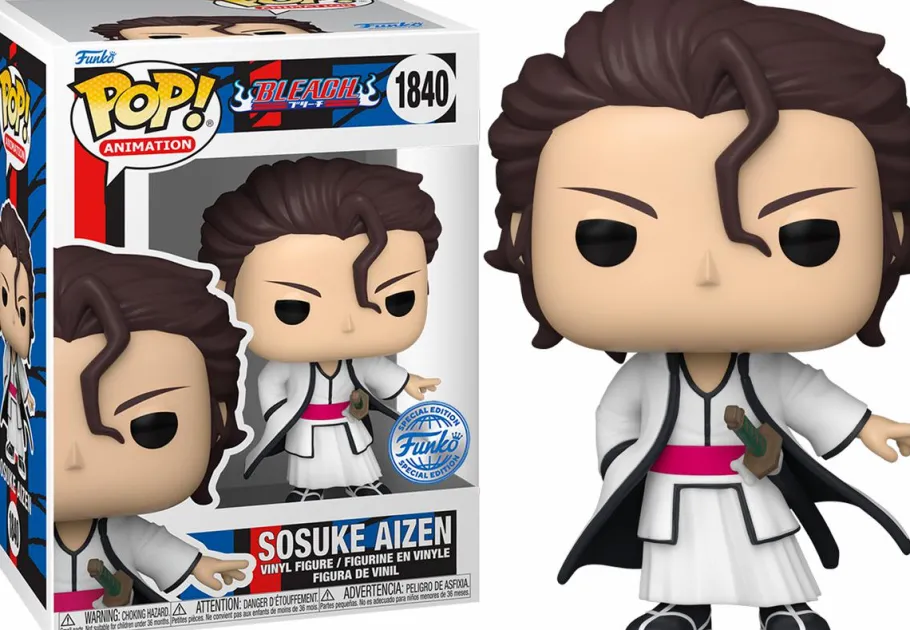 Standard Pop!>Bleach - Sosuke Aizen (No Glasses) Pop! Vinyl Figure (Popcultcha Exclusive)