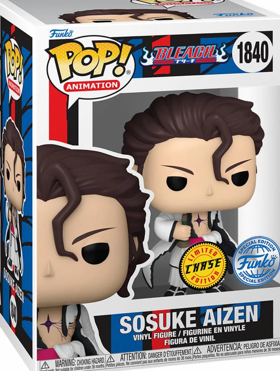 Standard Pop!>Bleach - Sosuke Aizen (No Glasses) Pop! Vinyl Figure (Popcultcha Exclusive)
