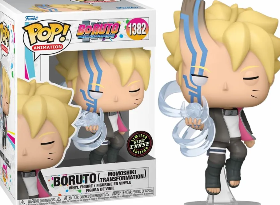 Pop! Chases, Vault, Limited Editions, Ppp Items>Boruto : Naruto Next Generations - (Momoshiki Transformation) Pop! Vinyl Figure in Acrylic Pop! Protector (Chase Variant)