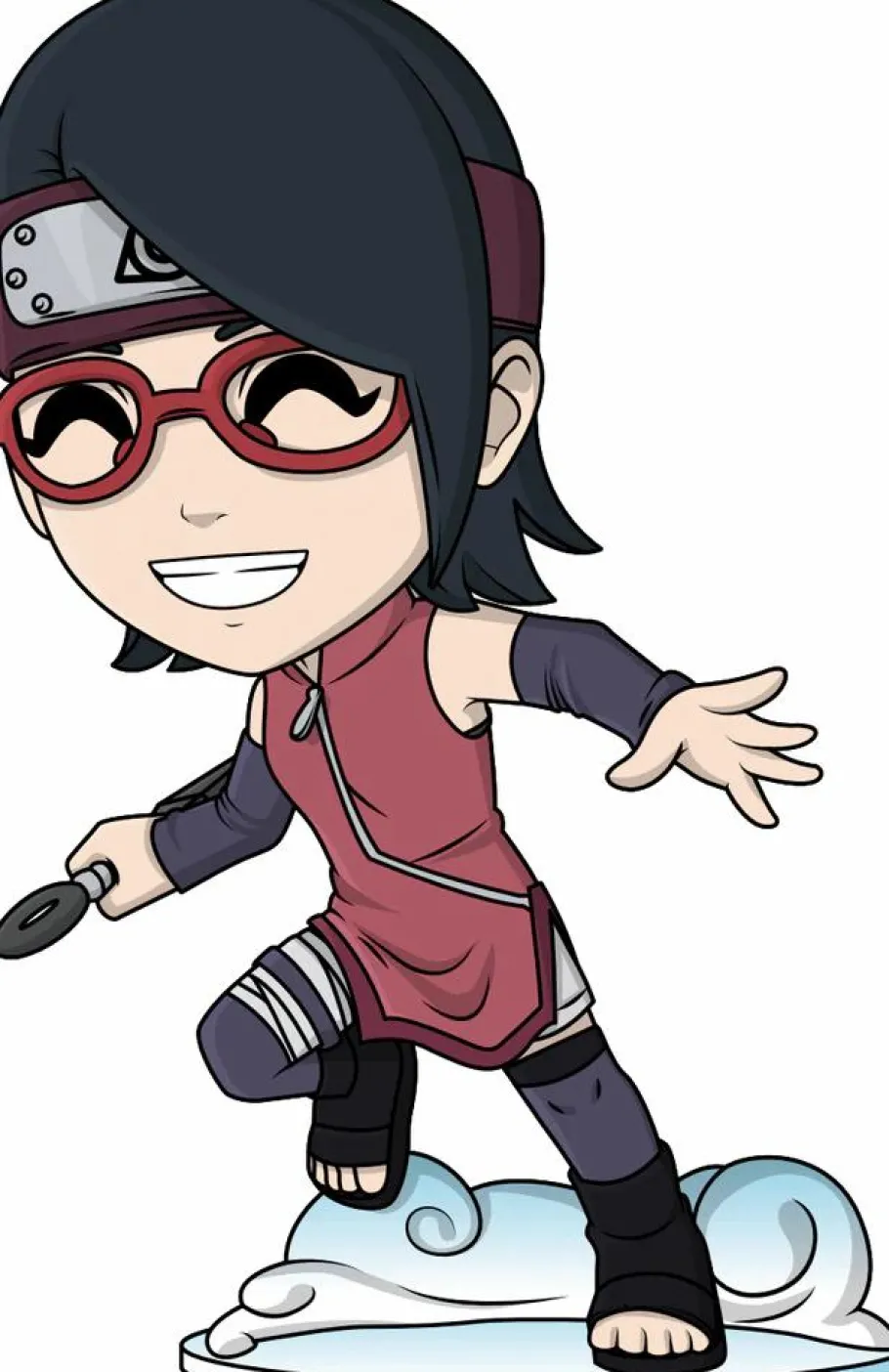 Designer Vinyl>Boruto : Naruto Next Generations - Sarada Uchiha 4" Vinyl Figure