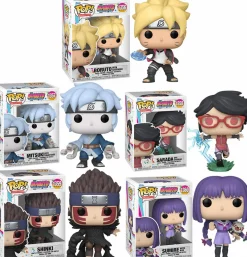 Pop! Bundles>Naruto Boruto: Natuto Next Generations - Dattebasa Pop! Vinyl Figure Bundle (Set of 5)