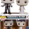 Pop! Bundles>Bride of Frankenstein (1935) - The Monster & The Bride Black & White Pop! Vinyl Figure 2-Pack