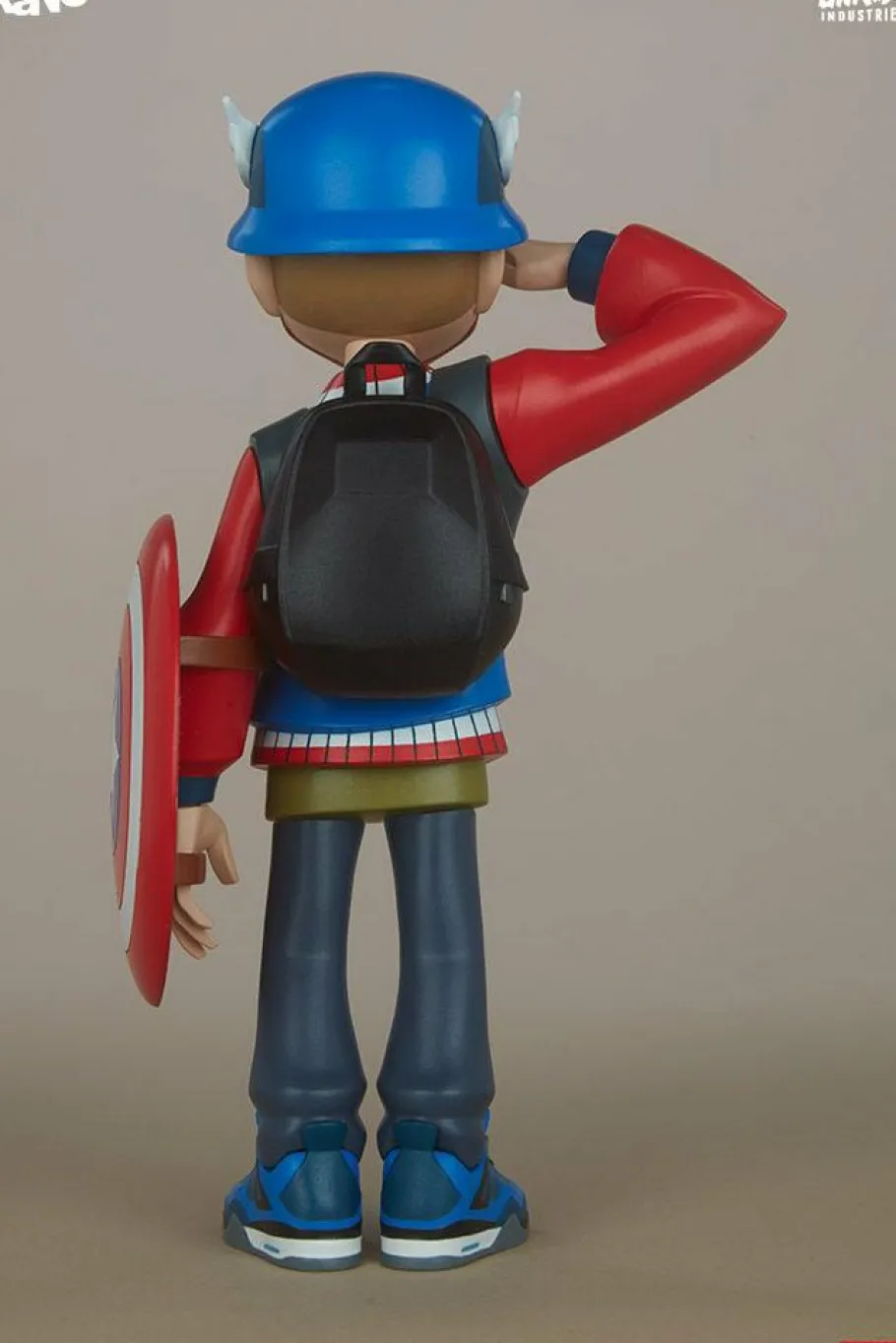 Designer Vinyl>Captain America - 8” Vinyl Figure by kaNO