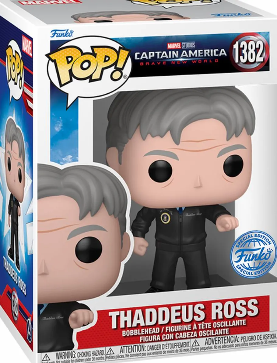 Standard Pop!>Captain America : Brave New World - Thaddeus Ross Pop! Vinyl Figure (Popcultcha Exclusive)