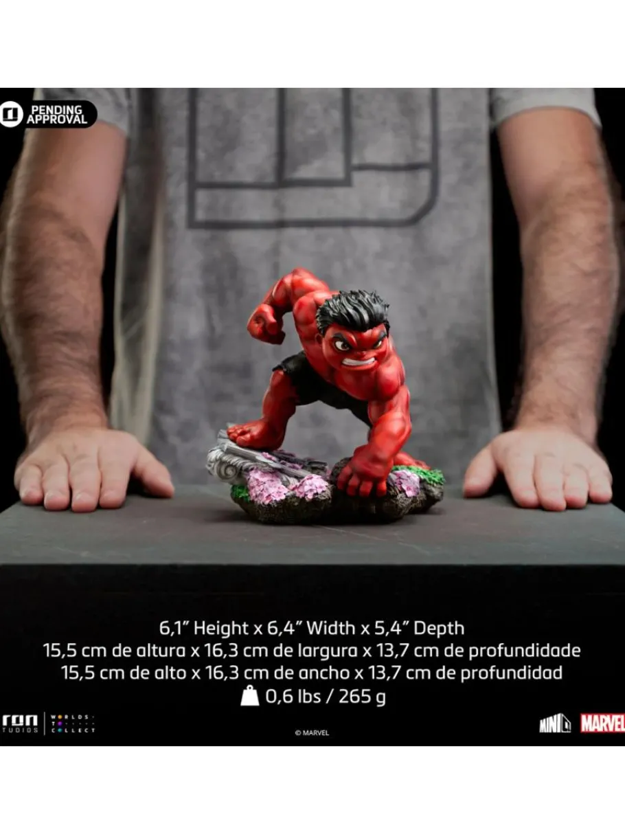 Designer Vinyl>The Hulk Captain America: Brave New World - Red Hulk MiniCo 6" Vinyl Figure