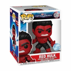 Standard Pop!>Captain America : Brave New World - Red Hulk (Deco) Super Sized 6" Pop! Vinyl Figure