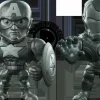 Die-Cast Figures>Captain America: Civil War - Iron Man and Captain America 4” Metals Die-Cast Bare Metal Action Figure 2-Pack (2016 Convention Exclusive)
