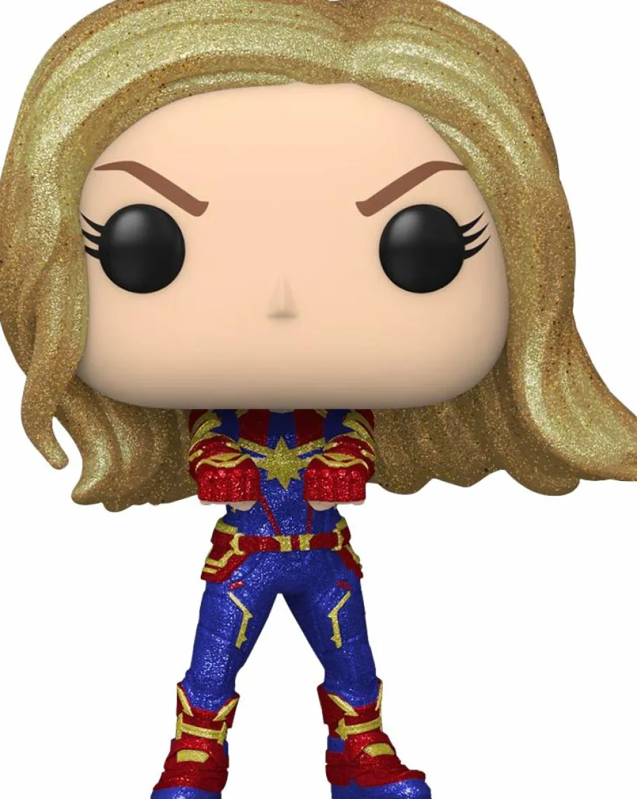 Pop! & Tee Sets>Captain Marvel (2019) - Diamond Glitter Pop! Vinyl Figure & T-Shirt Box Set