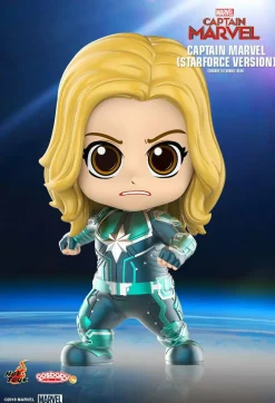 Cosbaby>Captain Marvel (2019) - Starforce Cosbaby Hot Toys Bobble-Head Figure