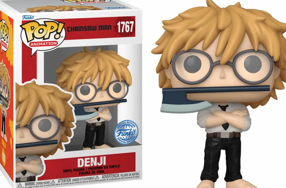 Collector & Mystery Boxes>Chainsaw Man - Denji (Operation: Super-Smart) Mystery Box (Includes Denji & 3 Exclusive Pop! Vinyl Figures)