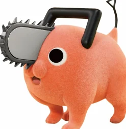 Designer Vinyl>Chainsaw Man - Pochita Fluffy Puffy (Version A) 3" Flocked PVC Statue