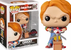 Standard Pop!>Child's Play 2 - Chucky with Giant Scissors & Jack in the Box Pop! Vinyl Figure