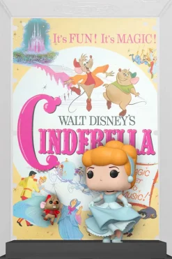 Pop! Covers>Cinderella (1950) - with Jaq Disney 100th Pop! Movie Posters Vinyl Figure
