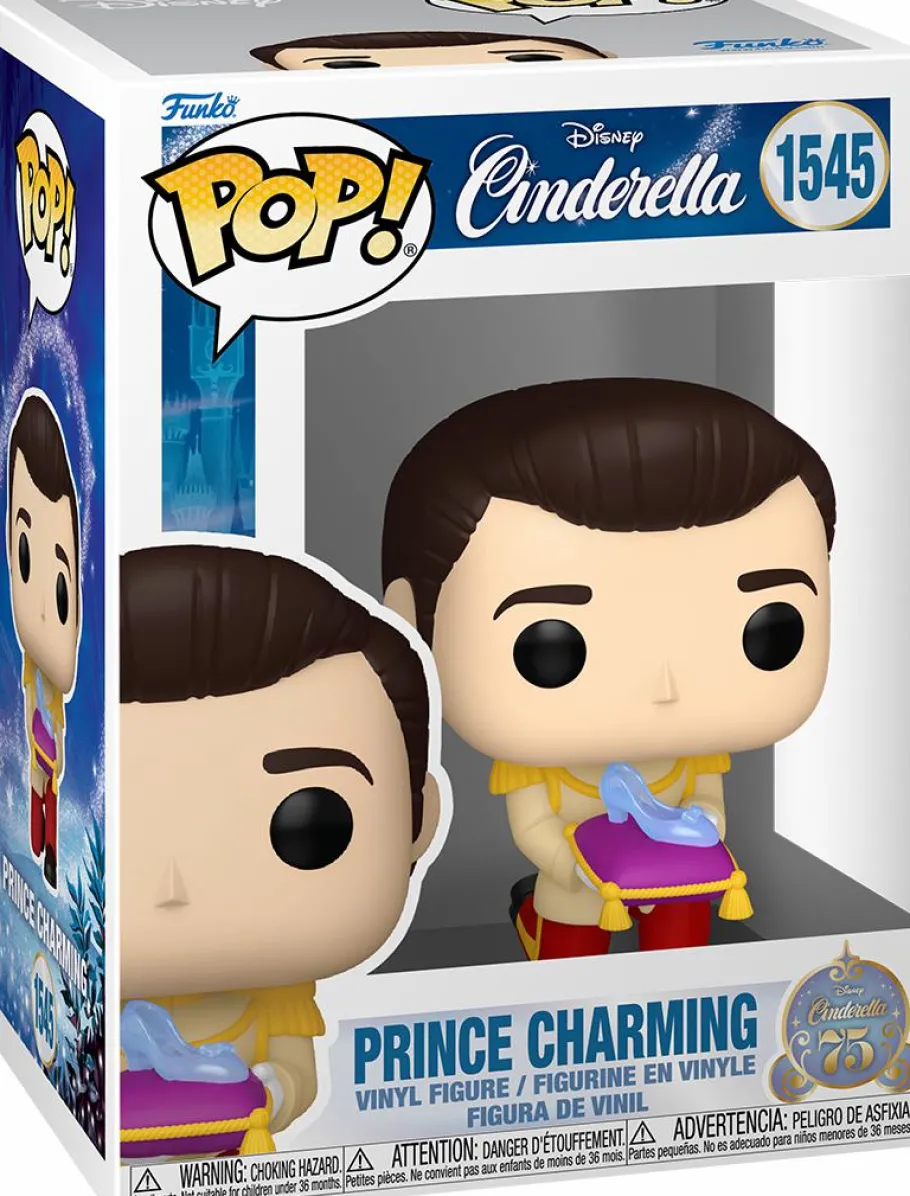 Standard Pop!>Cinderella (1950): 75th Anniversary - Prince Charming with Slipper Pop! Vinyl Figure