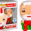 Pop! Chases, Vault, Limited Editions, Ppp Items>Coca Cola Coca-Cola - Coca-Cola Santa in Chair Pop! Vinyl Figure in Acrylic Pop! Protector (Funko / Popcultcha Exclusive)