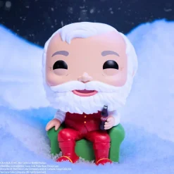Pop! Chases, Vault, Limited Editions, Ppp Items>Coca Cola Coca-Cola - Coca-Cola Santa in Chair Pop! Vinyl Figure in Acrylic Pop! Protector (Funko / Popcultcha Exclusive)