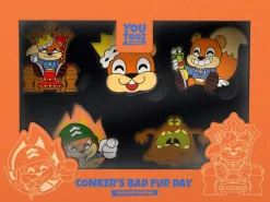 Pop! Home & Accessories>Conker's Bad Fur Day - Pin Set 5-Pack