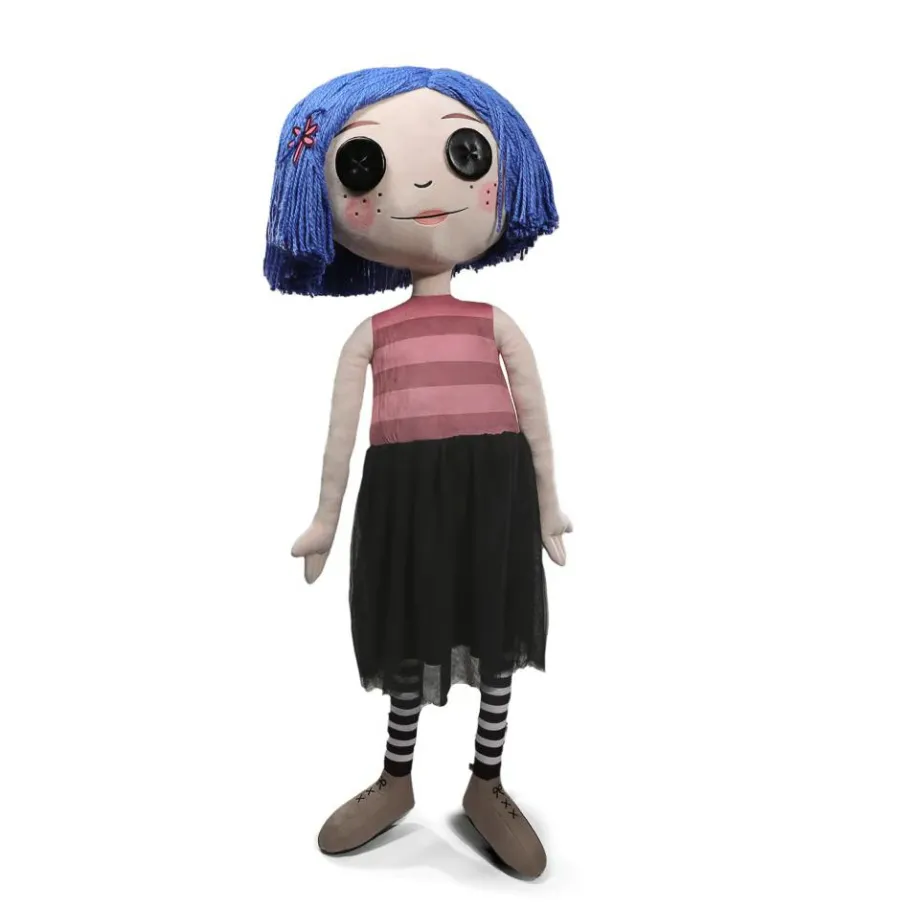 Designer Plush>Coraline - with Button Eyes 1:1 Scale Life-Size Plush