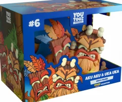 Designer Vinyl>Crash Bandicoot 4: It's About Time - Aku Aku & Uka Uka 3.5" Vinyl Figure