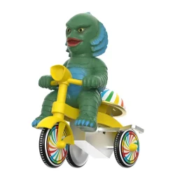 Designer Vinyl>Universal Monsters Creature from the Black Lagoon (1954) - The Creature (Dark Green with Yellow Trike) Super Cycles 5" Vinyl Figure