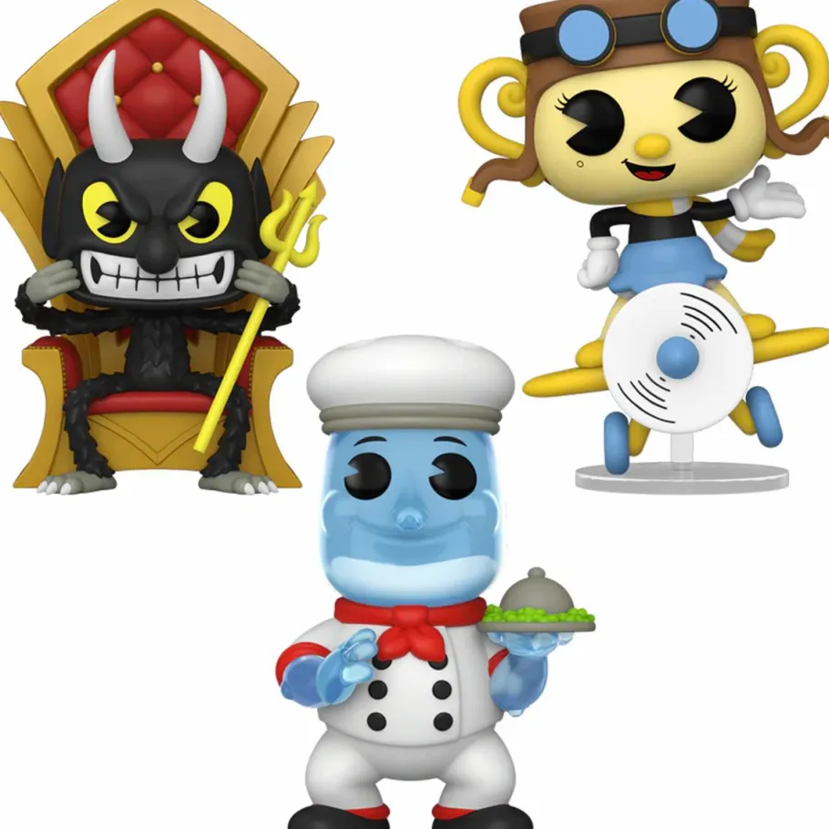 Pop! Bundles>Cuphead - Rubber Hose Pop! Vinyl Figure Bundle (Set of 3)
