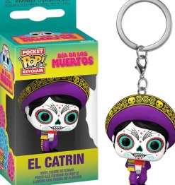 Standard Pop!>Día de los Muertos - El Catrin Pocket Pop! Keychain