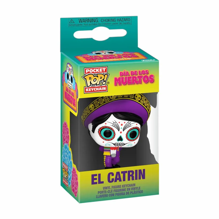 Standard Pop!>Día de los Muertos - El Catrin Pocket Pop! Keychain