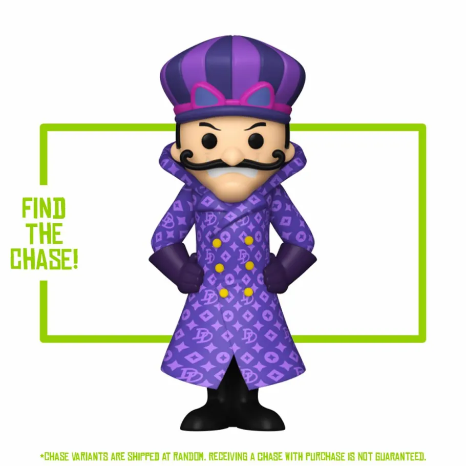 Designer Vinyl>Hanna Barbera Dastardly & Muttley in Their Flying Machines - Dick Dastardly Blockbuster Rewind Vinyl Figure (2023 Summer Convention Exclusive) (Popcultcha Exclusive)