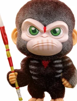Cosbaby>Planet of the Apes Dawn of the (2014) - Caesar (War Paint Version) Velvet Hair Cosbaby (S) Hot Toys Figure