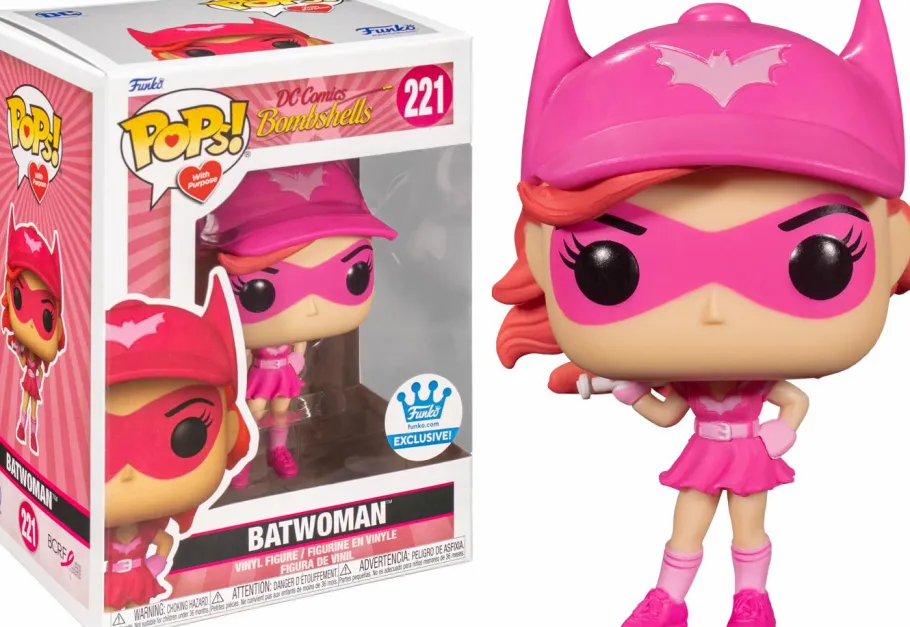 Standard Pop!>DC Bombshells - Batwoman Breast Cancer Awareness Pop! Vinyl Figure (Pops! with Purpose) (Funko / Popcultcha Exclusive)