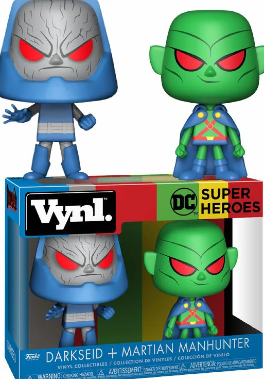 Designer Vinyl>DC Comics - Martian Manhunter and Darkseid Vynl. Vinyl Figure 2-Pack