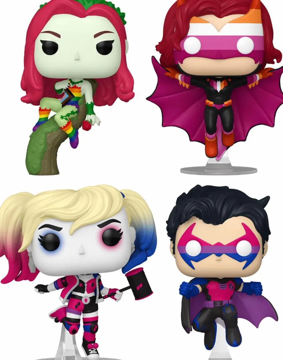 Pop! Bundles>DC Comics - Pride 2025 Pop! Vinyl Bundle (Set of 4)