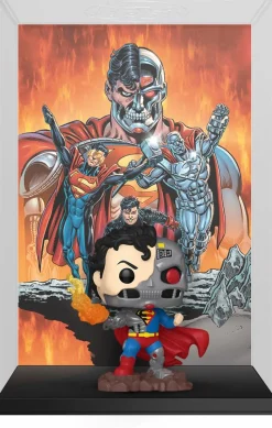 Pop! Covers>DC Comics : Reign of the Supermen - Cyborg Superman Pop! Comic Covers Vinyl Figure